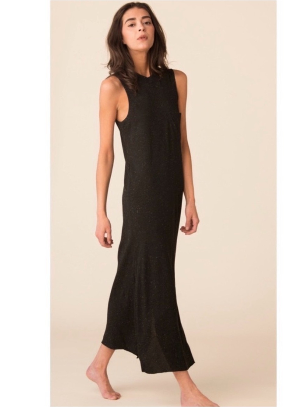 ATM Front Pocket Tank Dress
